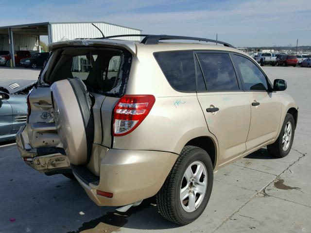 JTMZF4DV1BD030476 - 2011 TOYOTA RAV4 GOLD photo 4