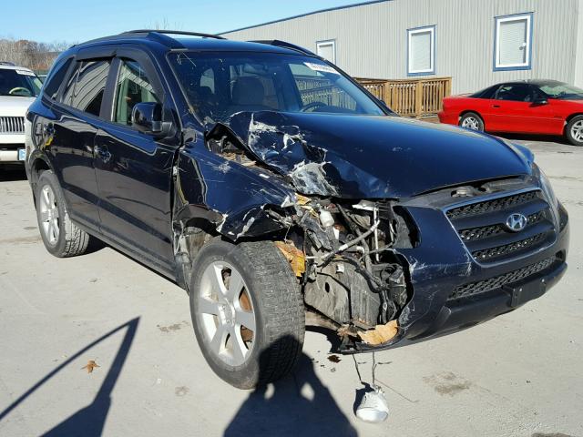 5NMSH13E97H030543 - 2007 HYUNDAI SANTA FE S BLUE photo 1