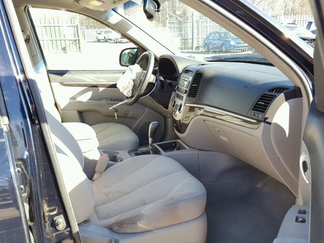 5NMSH13E97H030543 - 2007 HYUNDAI SANTA FE S 蓝色 照片 5