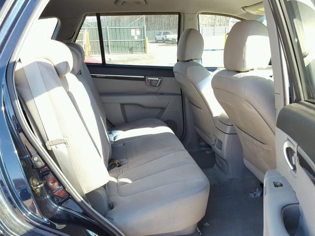 5NMSH13E97H030543 - 2007 HYUNDAI SANTA FE S 蓝色 照片 6