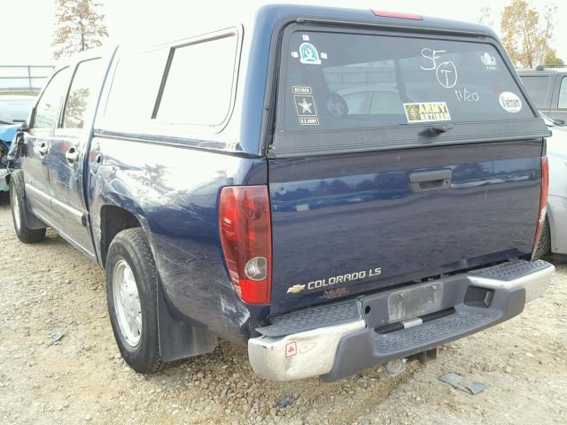 1GCCS136648192397 - 2004 CHEVROLET COLORADO BLUE photo 3