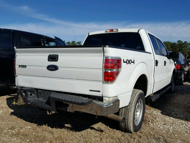 1FTFW1EFXDKG35300 - 2013 FORD F150 SUPER WHITE photo 4