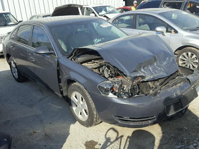 2G1WT58K389267020 - 2008 CHEVROLET IMPALA LT GRAY photo 1