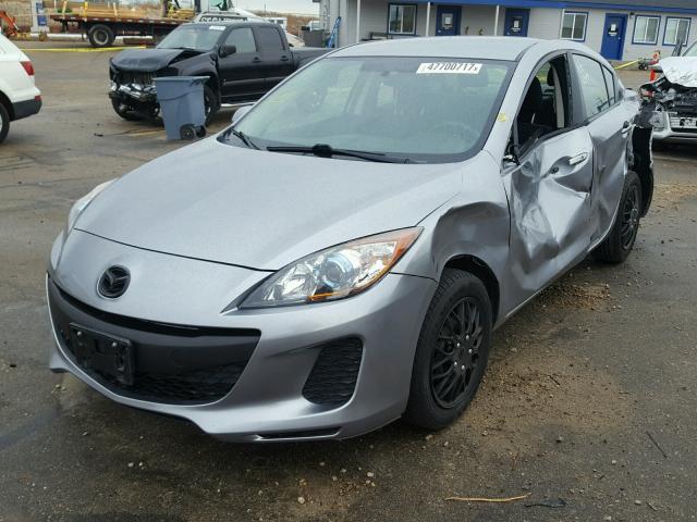 JM1BL1UP3D1830890 - 2013 MAZDA 3 I GRAY photo 2