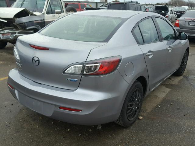 JM1BL1UP3D1830890 - 2013 MAZDA 3 I GRAY photo 4