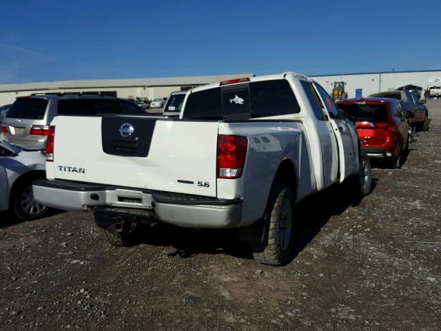 1N6BA0CJ1AN311397 - 2010 NISSAN TITAN XE WHITE photo 4