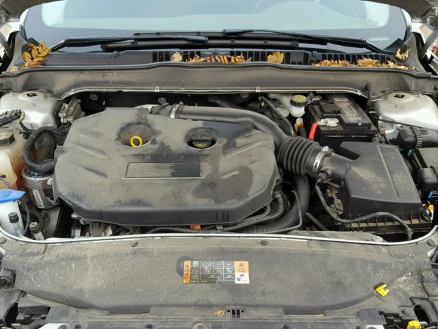 3FA6P0H92FR111950 - 2015 FORD FUSION SE SILVER photo 7