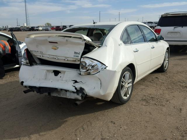 2G1WU583189176284 - 2008 CHEVROLET IMPALA LTZ WHITE photo 4