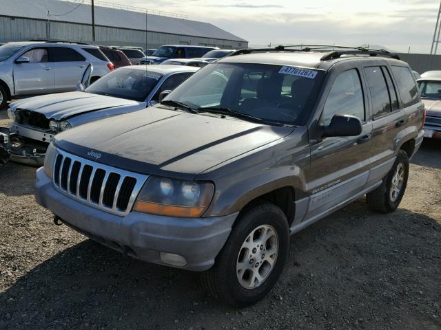 1J4GW58S7XC573528 - 1999 JEEP GRAND CHER GRAY photo 2