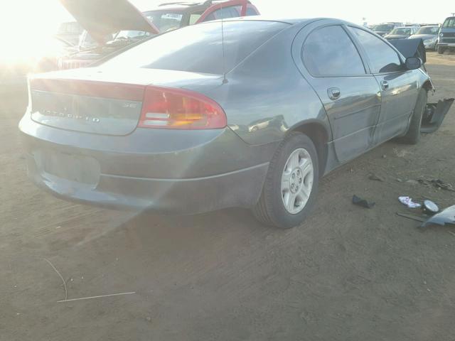 2B3HD46R32H208491 - 2002 DODGE INTREPID S GREEN photo 4
