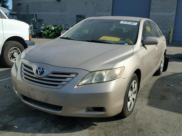 4T1BE46K37U022597 - 2007 TOYOTA CAMRY NEW GOLD photo 2