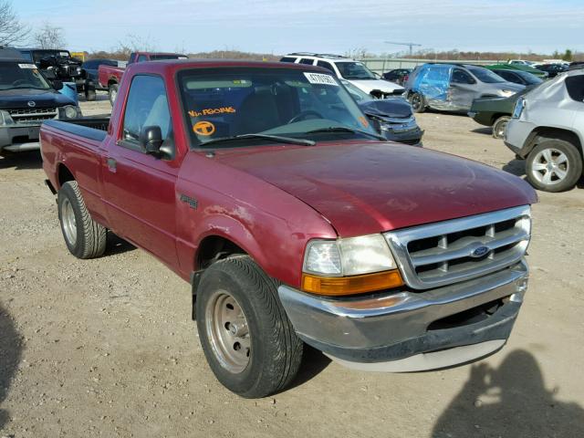 1FTYR10C0XUA20146 - 1999 FORD RANGER RED photo 1