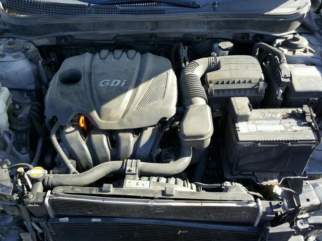 5NPEC4AC0CH368439 - 2012 HYUNDAI SONATA SE 银色 照片 7