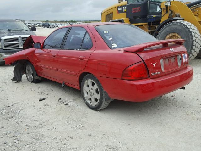 3N1CB51D36L558297 - 2006 NISSAN SENTRA 1.8 RED photo 3