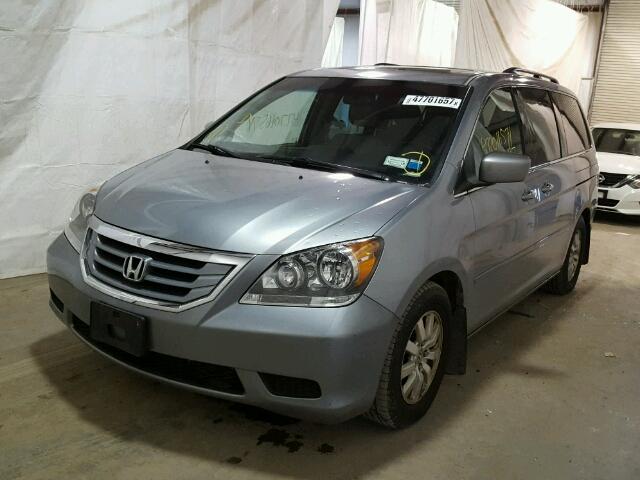 5FNRL38688B020776 - 2008 HONDA ODYSSEY EX GRAY photo 2