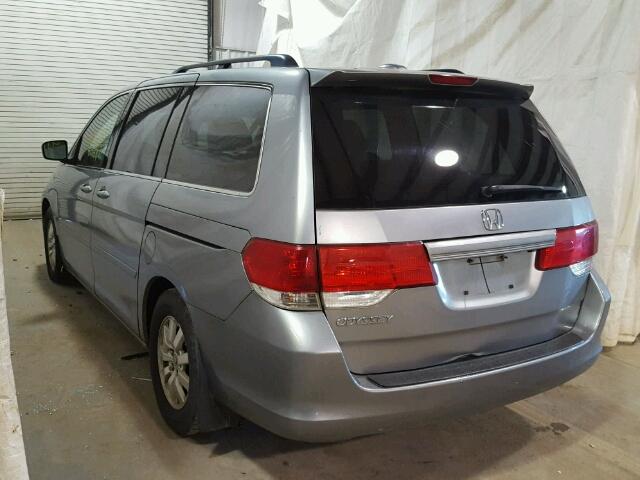 5FNRL38688B020776 - 2008 HONDA ODYSSEY EX GRAY photo 3