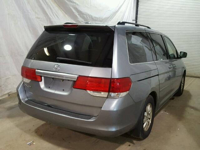 5FNRL38688B020776 - 2008 HONDA ODYSSEY EX GRAY photo 4