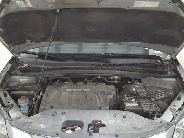 5FNRL38688B020776 - 2008 HONDA ODYSSEY EX GRAY photo 7