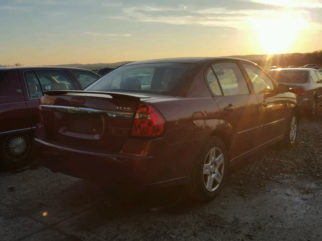 1G1ZT58NX7F212710 - 2007 CHEVROLET MALIBU LT RED photo 4