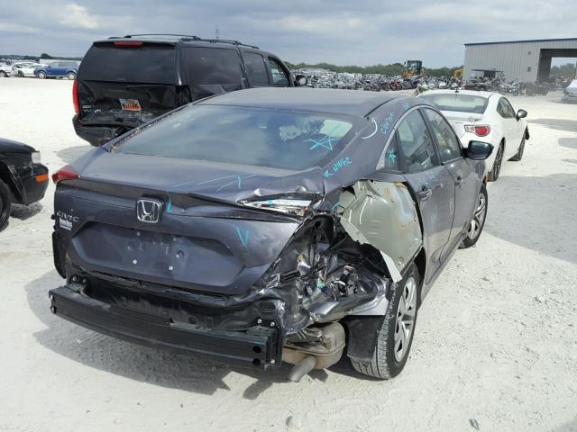 19XFC2F57GE086022 - 2016 HONDA CIVIC LX GRAY photo 4