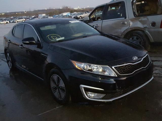 KNAGM4ADXC5026976 - 2012 KIA OPTIMA HYB BLACK photo 1