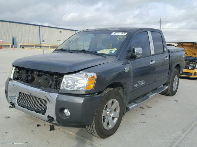 1N6BA07B27N244434 - 2007 NISSAN TITAN XE CHARCOAL photo 2