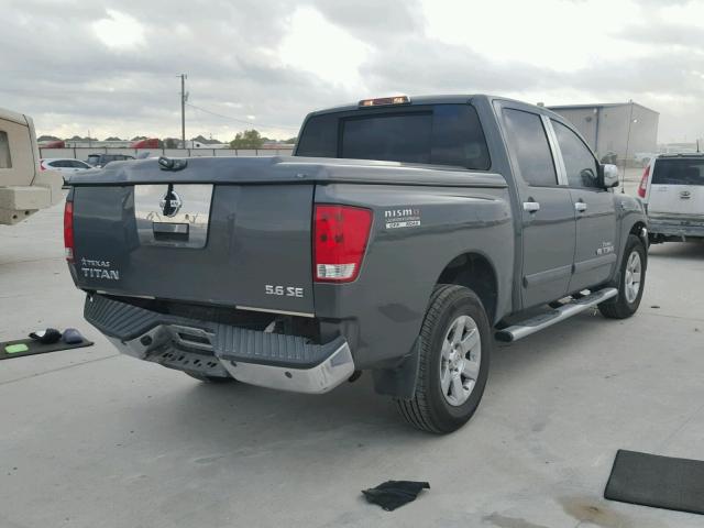 1N6BA07B27N244434 - 2007 NISSAN TITAN XE CHARCOAL photo 4