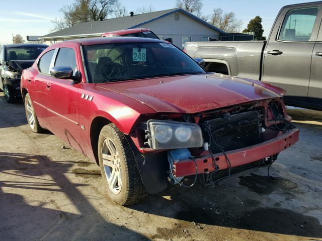 2B3KA43G86H232941 - 2006 DODGE CHARGER SE RED photo 1