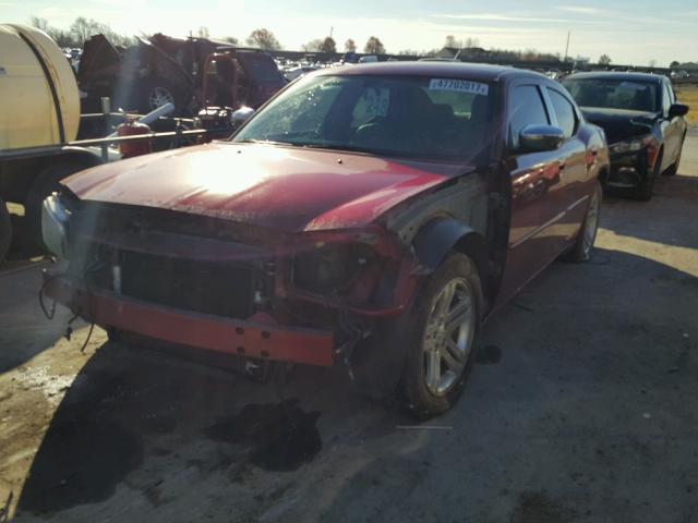 2B3KA43G86H232941 - 2006 DODGE CHARGER SE RED photo 2