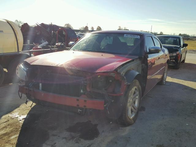 2B3KA43G86H232941 - 2006 DODGE CHARGER SE RED photo 9