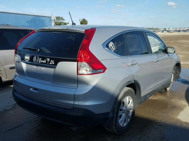 5J6RM3H55CL015734 - 2012 HONDA CR-V EX SILVER photo 4