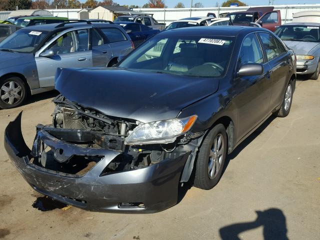 4T1BE46K28U260510 - 2008 TOYOTA CAMRY CE GRAY photo 2