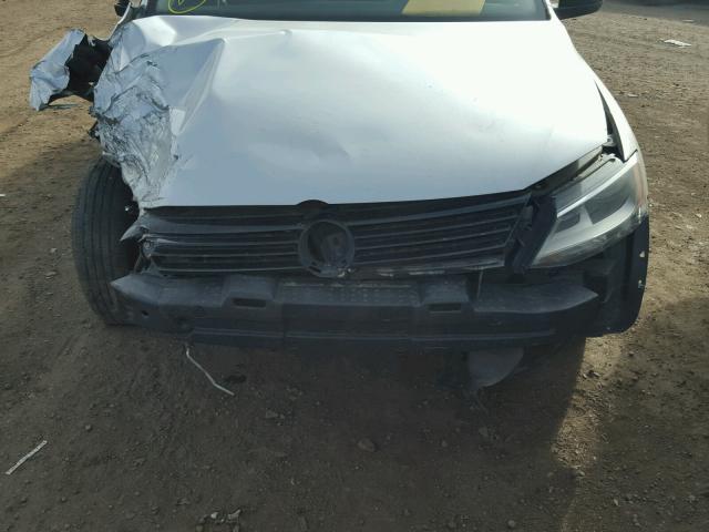 3VW2K7AJ3EM391763 - 2014 VOLKSWAGEN JETTA BASE SILVER photo 7