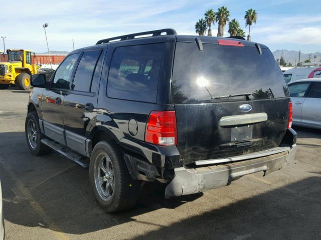 1FMPU14555LA24004 - 2005 FORD EXPEDITION BLACK photo 3