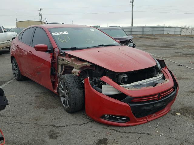 1C3CDFBH9DD158041 - 2013 DODGE DART SXT RED photo 1