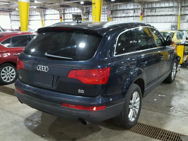 WA1AY74L39D008619 - 2009 AUDI Q7 3.6 QUA BLUE photo 4