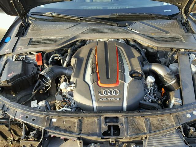 WAUD2AFD8DN007361 - 2013 AUDI S8 QUATTRO GRAY photo 7