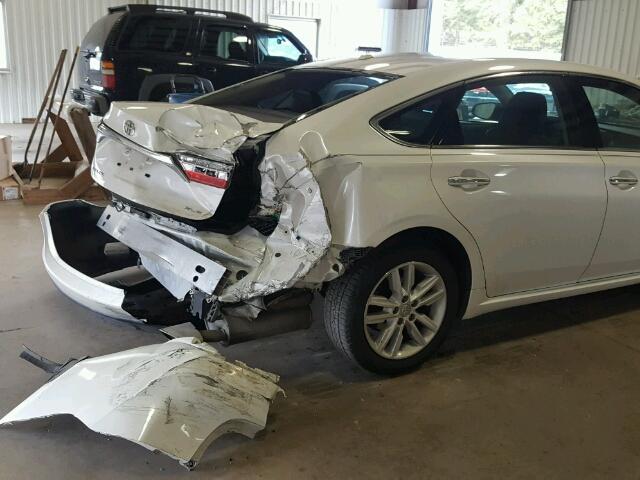 4T1BK1EB4FU138012 - 2015 TOYOTA AVALON XLE WHITE photo 9