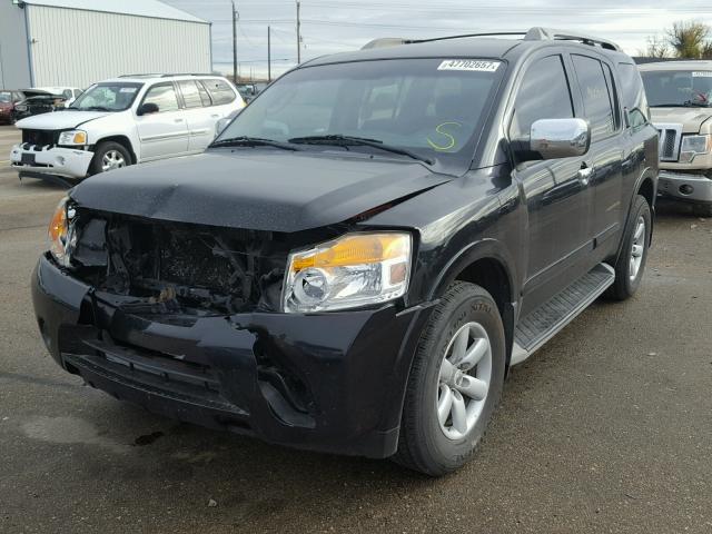 5N1AA0ND8BN609559 - 2011 NISSAN ARMADA SV BLACK photo 2