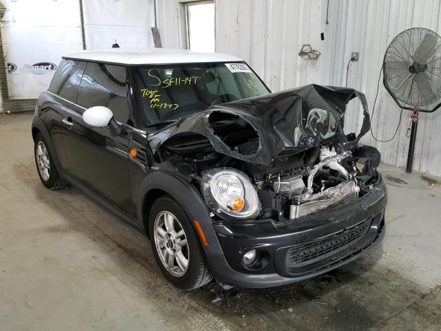 WMWSU3C56CT262692 - 2012 MINI COOPER BLACK photo 1