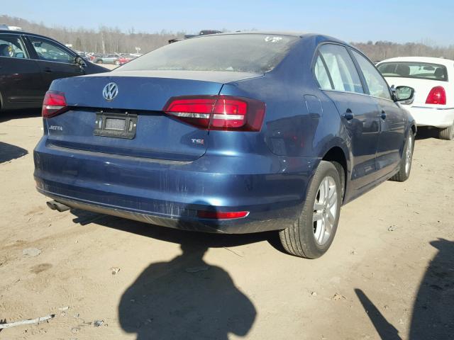 3VW2B7AJ3HM240071 - 2017 VOLKSWAGEN JETTA S Mavi foto 4