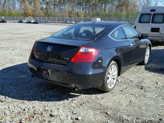 1HGC22818A012882 - 2008 HONDA ACCORD EXL BLACK photo 3