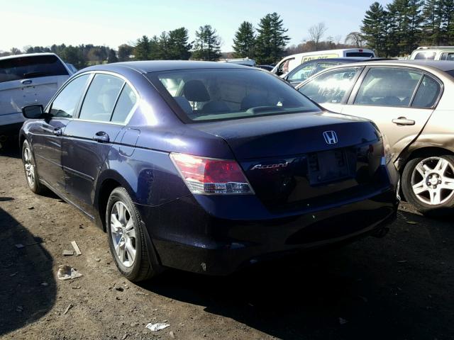 1HGCP2F47AA180458 - 2010 HONDA ACCORD LXP BLUE photo 3