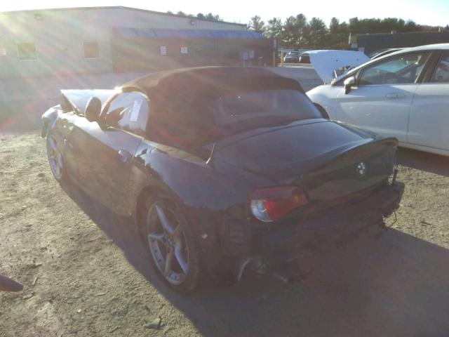 4USBU53587LX02930 - 2007 BMW Z4 3.0SI BLUE photo 3