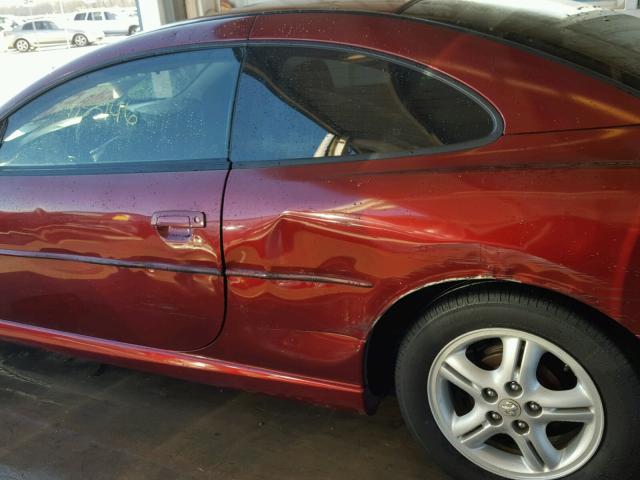 4B3AG42G93E078902 - 2003 DODGE STRATUS SE BURGUNDY photo 9