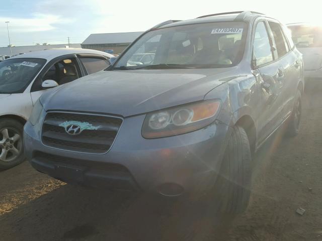 5NMSG73D77H062338 - 2007 HYUNDAI SANTA FE G GRAY photo 2