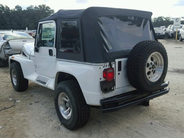 1J4FY69S3PP219282 - 1993 JEEP WRANGLER / WHITE photo 3