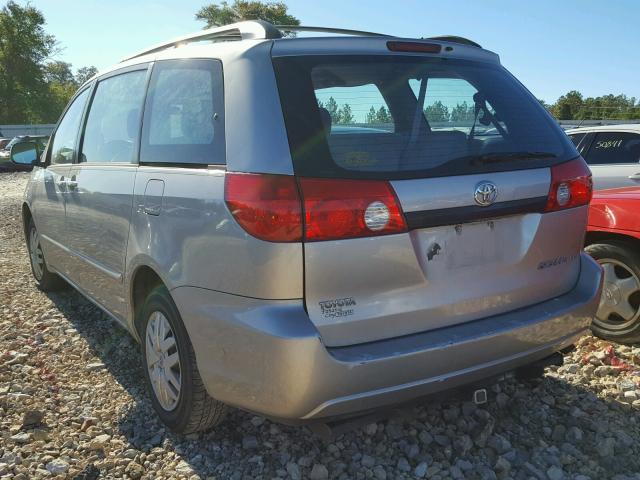 5TDZA23C76S463913 - 2006 TOYOTA SIENNA CE GRAY photo 3