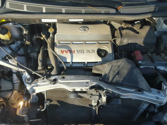 5TDZA23C76S463913 - 2006 TOYOTA SIENNA CE GRAY photo 7