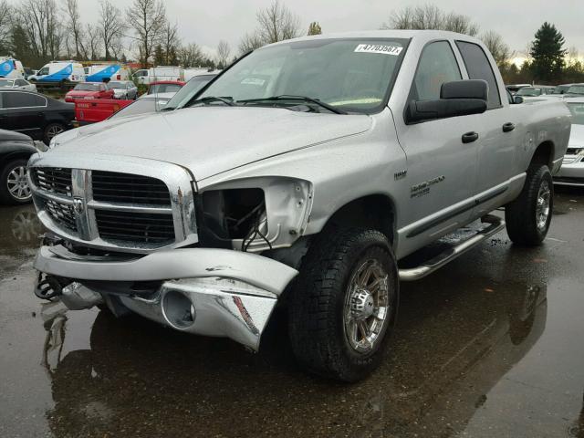 3D7KS28D96G280369 - 2006 DODGE RAM 2500 S SILVER photo 2